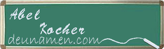 Abel Kocher Visitenkarte